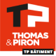 Logo thomas piron tp batiment